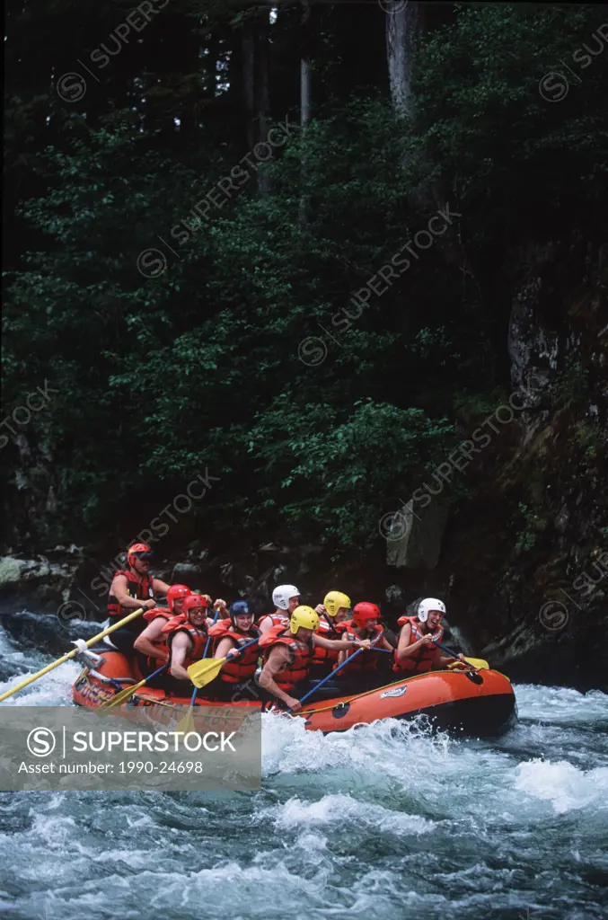 Nimpkish River Rafting- Destiny River outfitters, Vancouver Island, British Columbia, Canada