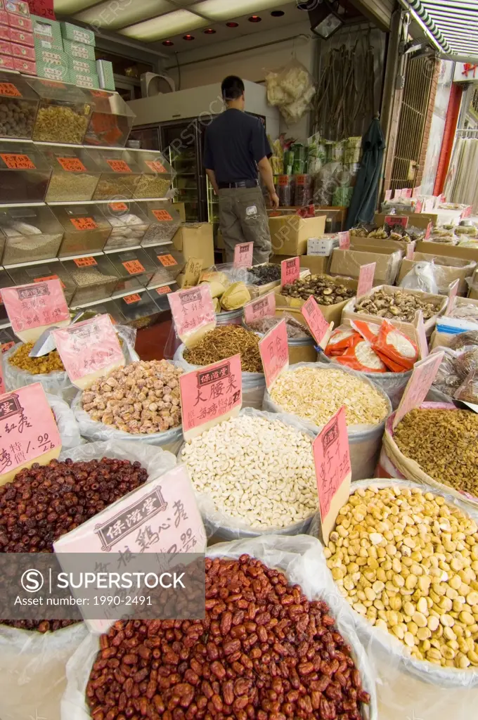 Food Vendors, Chinatown, Spadina Avenue, Toronto, Ontario, Canada