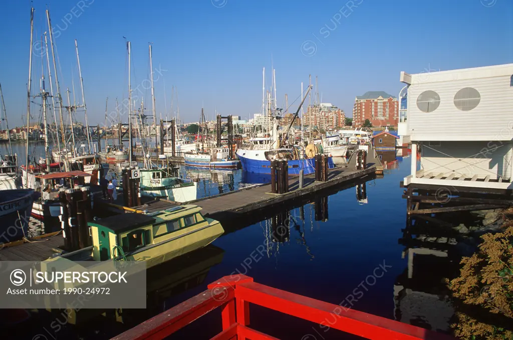 Fisherman´s wharf, Victoria, Vancouver Island, British Columbia, Canada