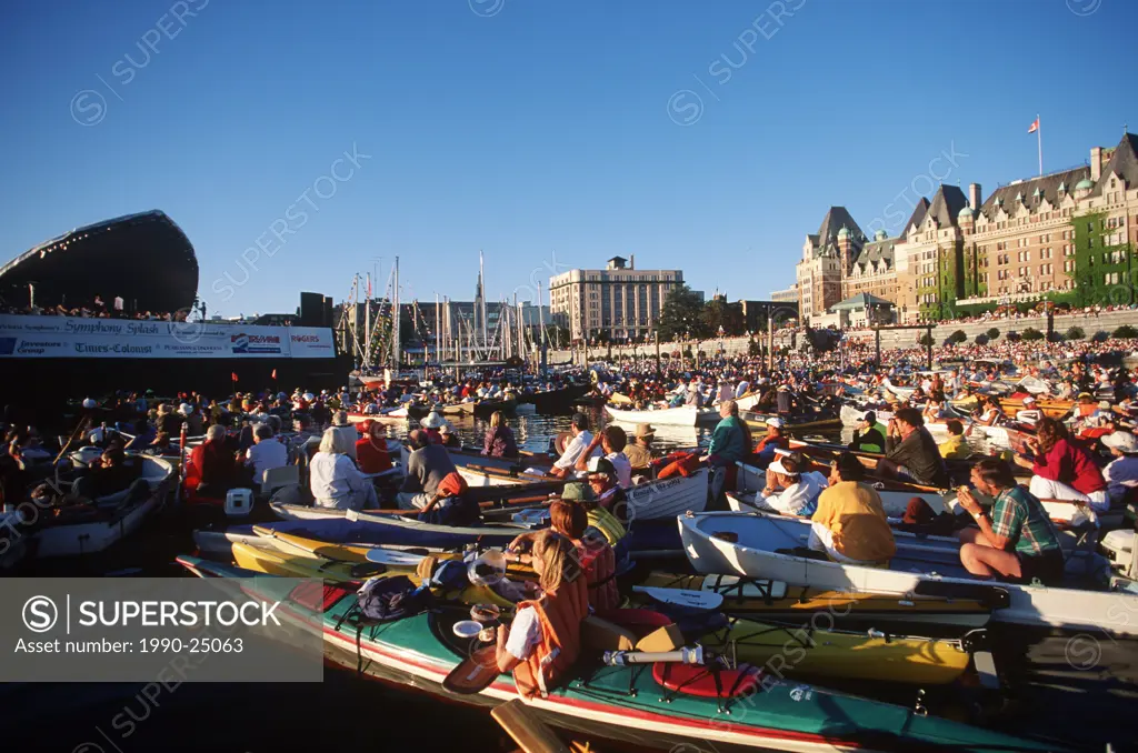inner harbour, symphony splash event, Victoria, Vancouver Island, British Columbia, Canada