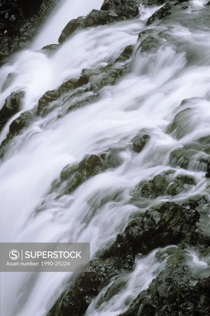 waterfall, Englishman River Falls Provincial Park, British Columbia, Canada