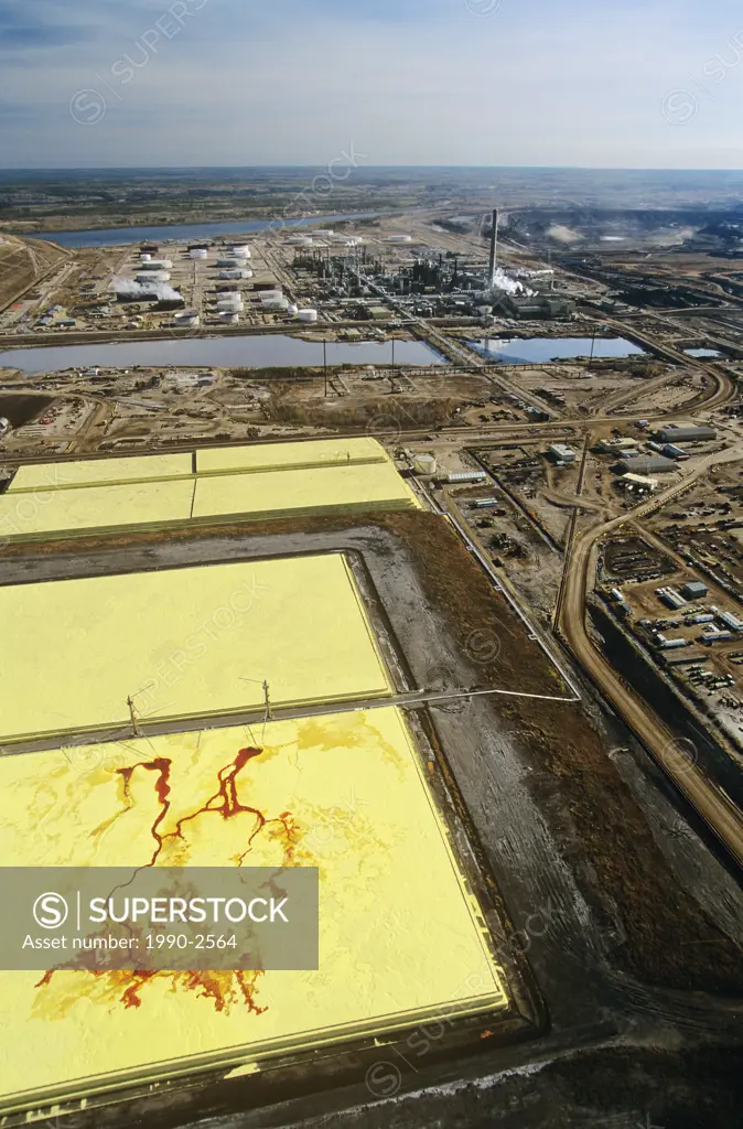 Oil refinery, alberta, Canada