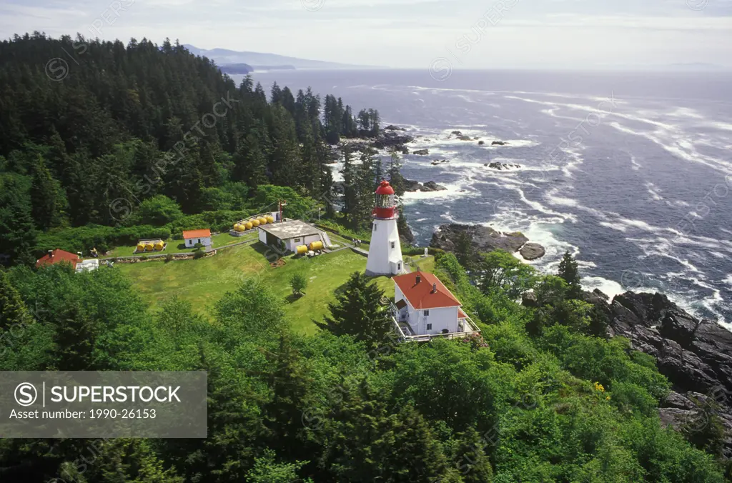 Pachena Point Lighthouse, West Coast Trail, Vancouver Island, British Columbia, Canada
