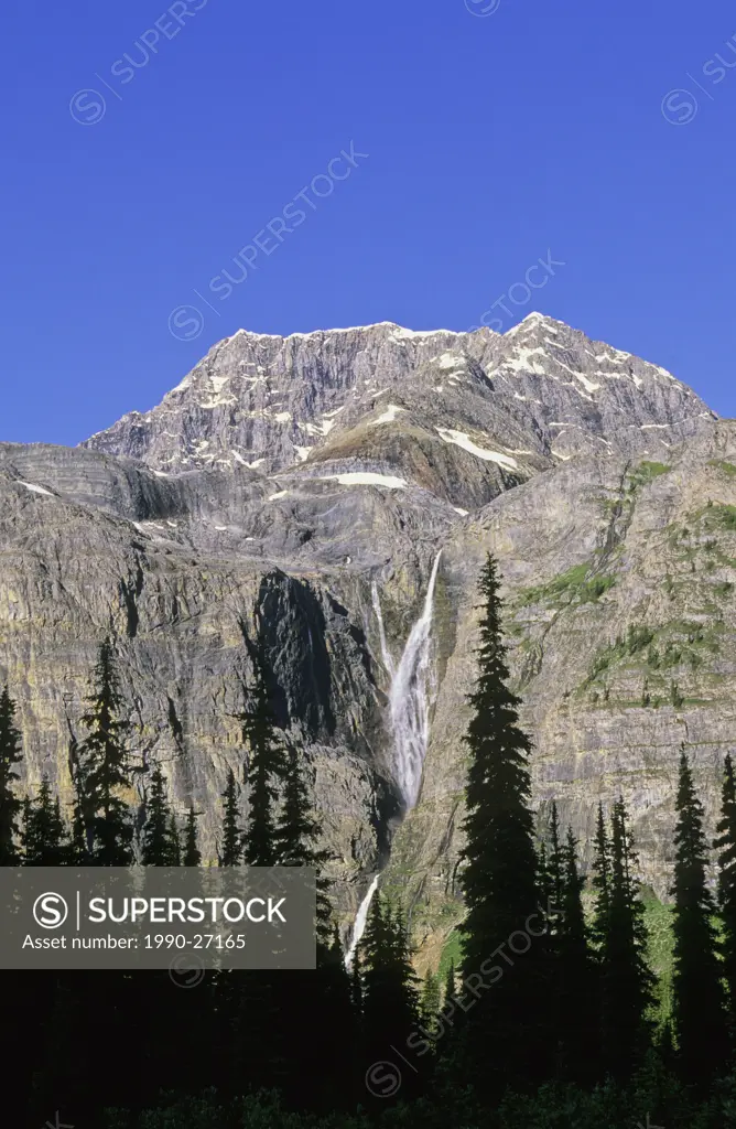 Helmet Falls in Kootenay National Parks, British Columbia, Canada