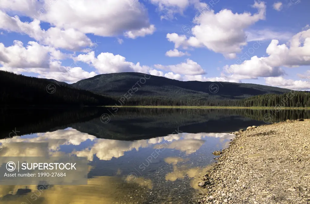 Lake along the Gold Rush Trail, Cariboo-Chilcotin, British Columbia, Canada