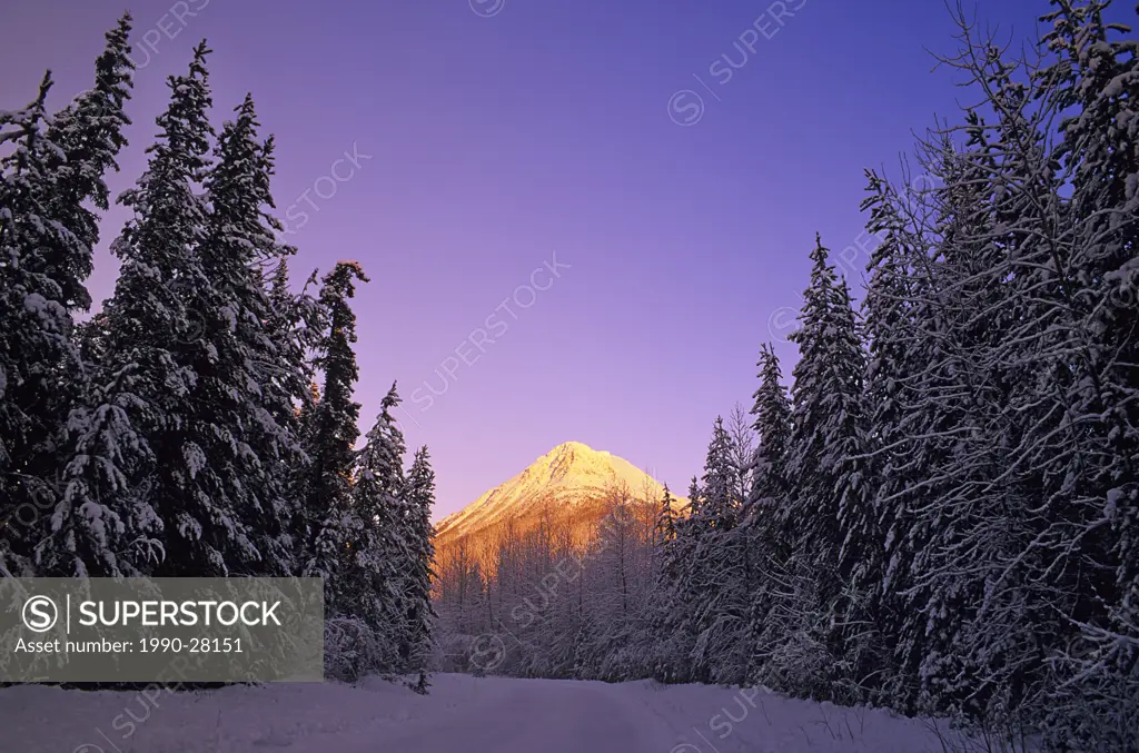 Onion Mountain at sunset, Babine Mountains Provincial Park, Smithers, British Columbia, Canada