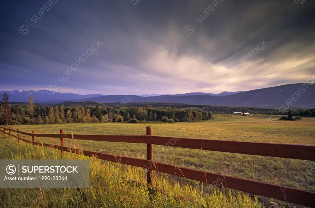 Rural scene, Bulkley Valley, British Columbia, Canada