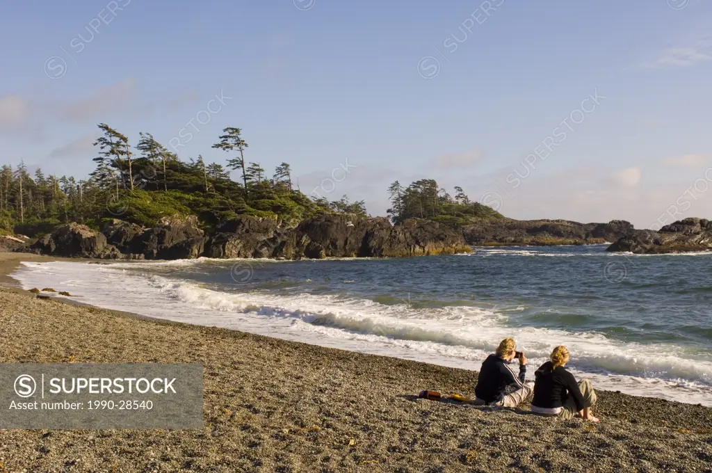 Pacific Rim National Park, South Beach, on trail south of Wickaninnish Beach, Vancouver Island, British Columbia, Canada