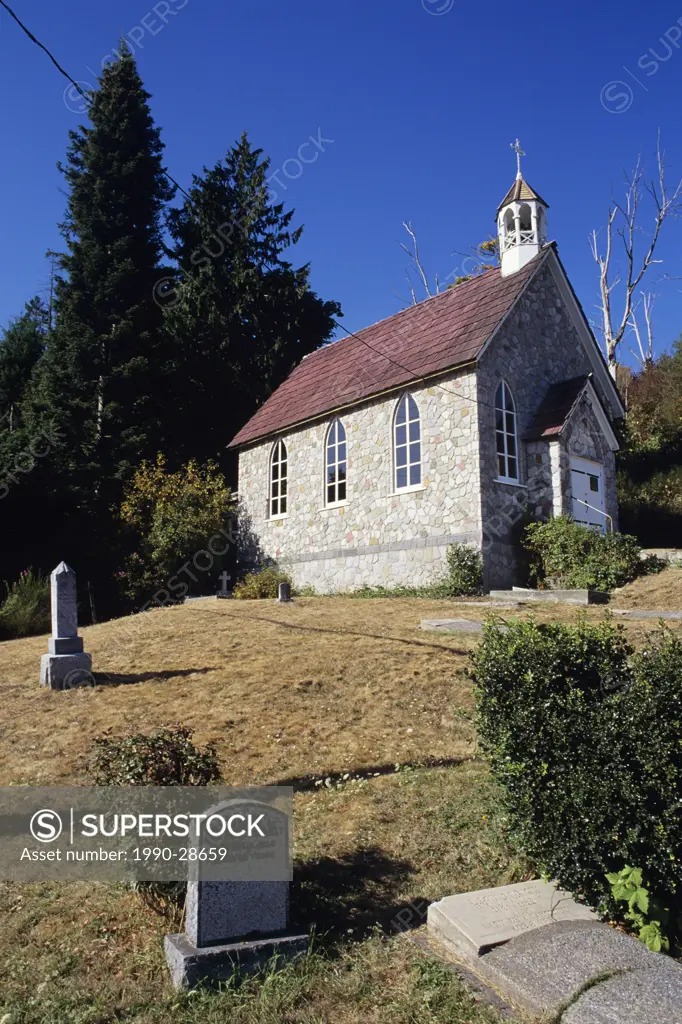 Saint Paul´s Catholic church on Saltspring Island at Fulford Harbour, British Columbia, Canada