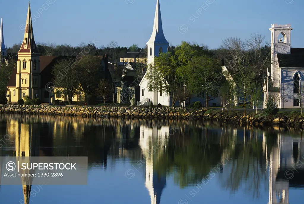 Churches, Mahone Bay, Nova Scotia, Canada