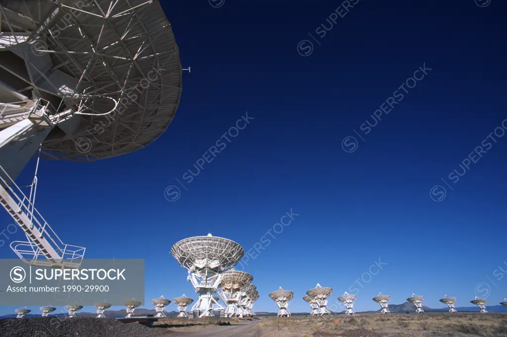 USA, New Mexico, Very Large Array, satellite