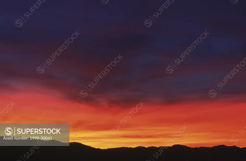 USA, California, Owens Valley sunrise