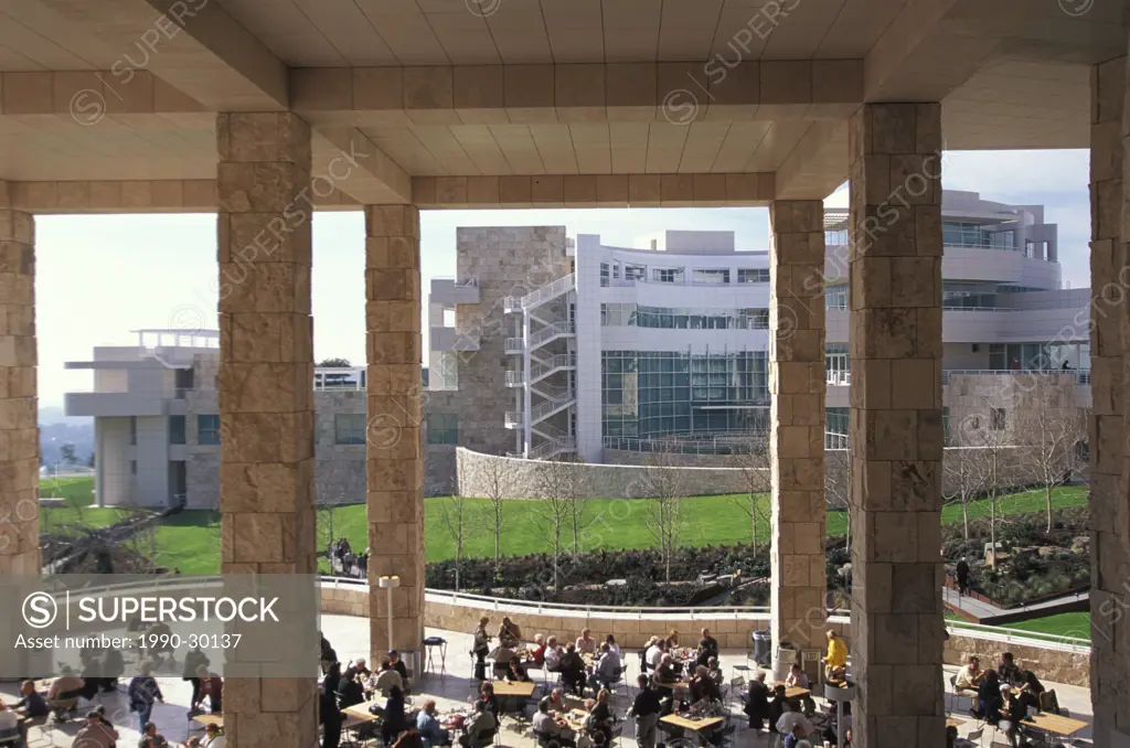 USA, California, Los Angeles, The Getty Center and J. Paul Getty Museum