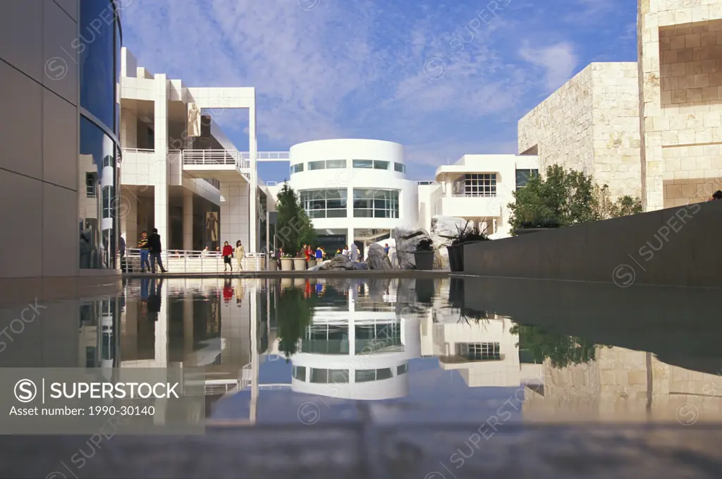 USA, California, Los Angeles, The Getty Center and J. Paul Getty Museum