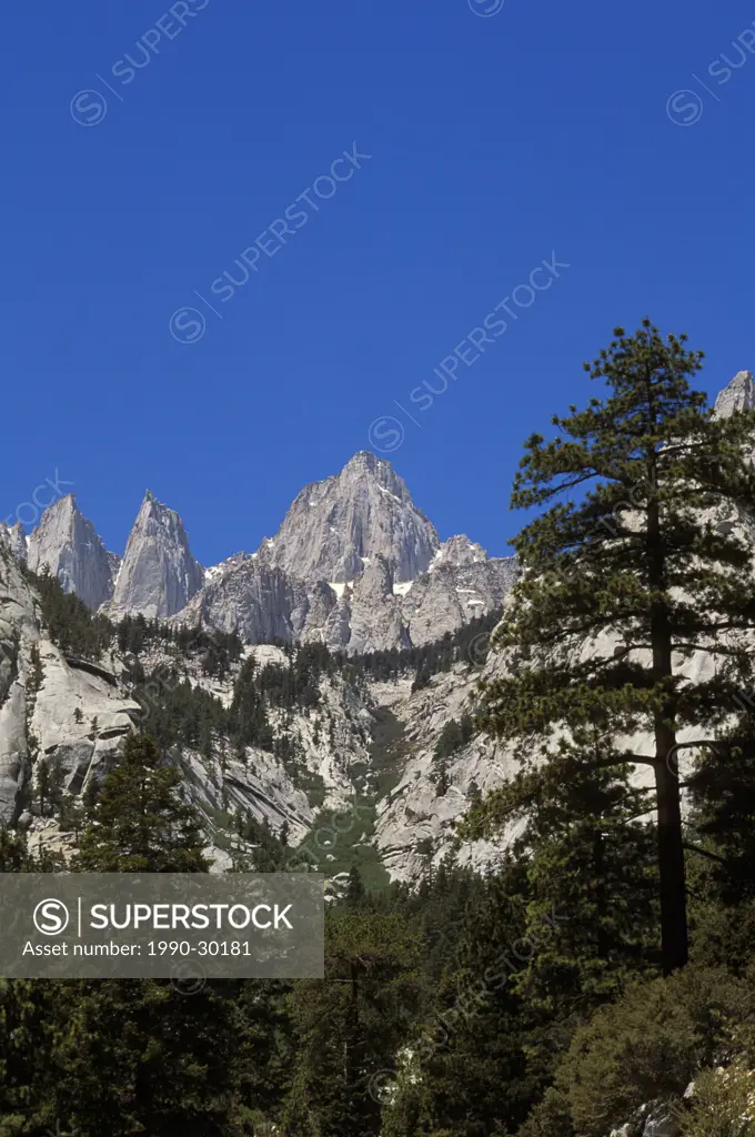 USA, California, Mt. Whitney, highest mountain in lower 48 states