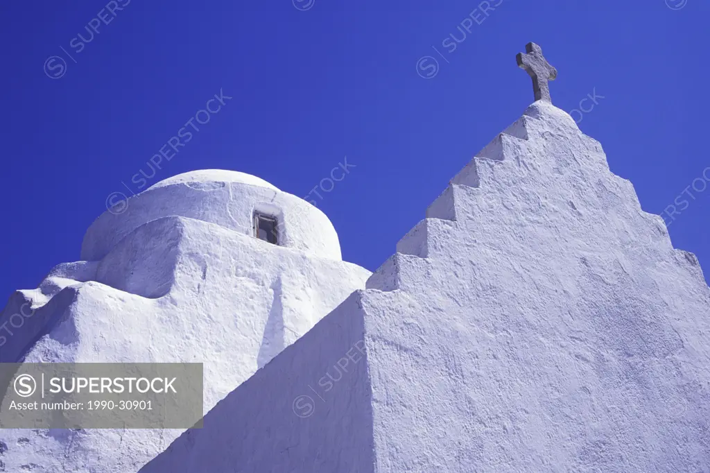 Paraportiani Church, Mykonos Town Hora, Mykonos, Cyclades Islands, Greece