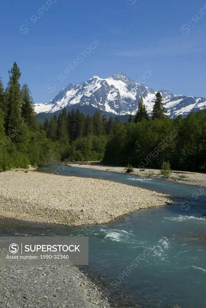 The Nooksack River and Mt Shuksan Mt Baker Wilderness/Snoqualmie National Forest Cascade Mountains WA USA