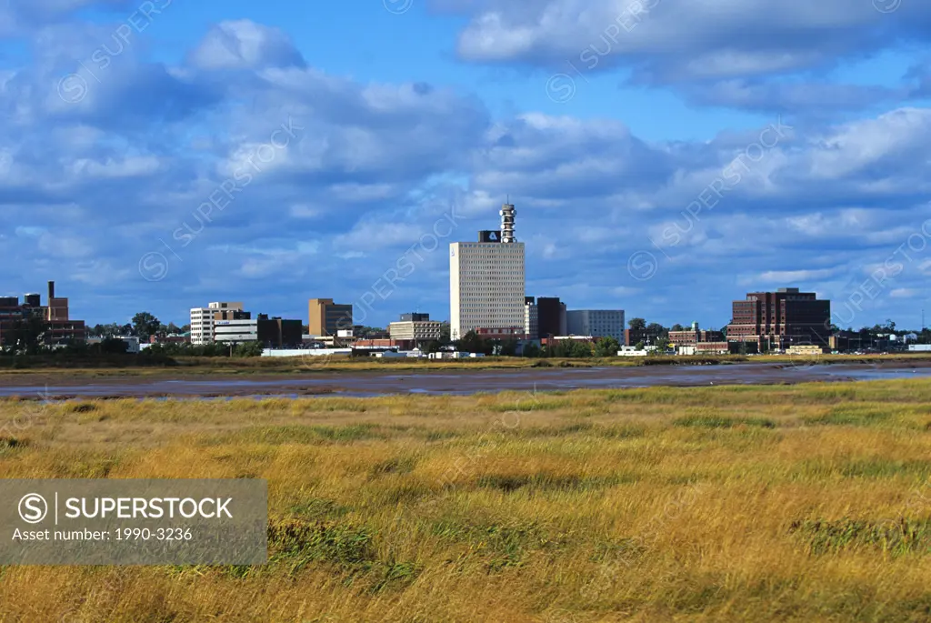 View of Moncton from Riverview, New Brunswick, NB, Canada