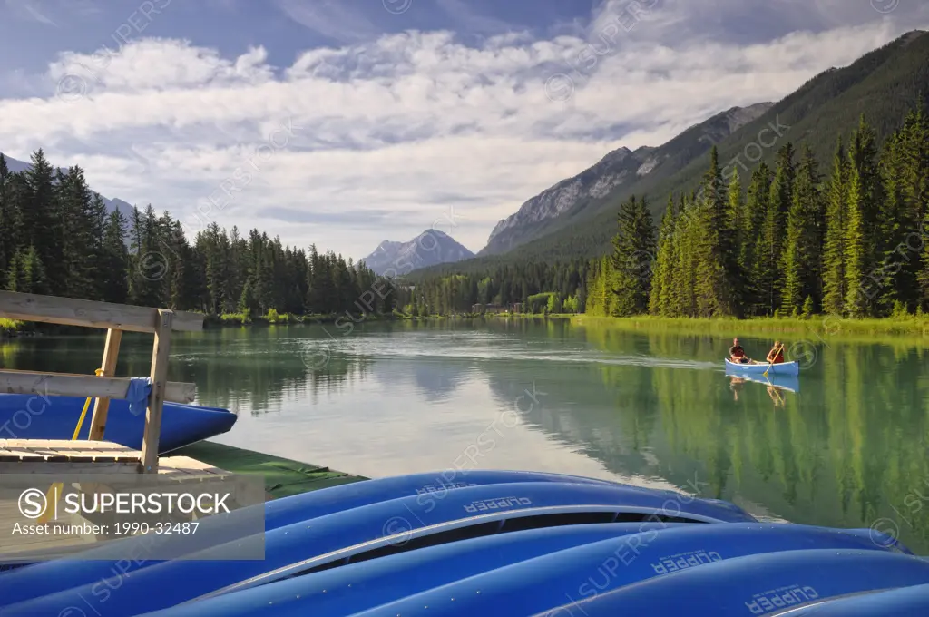 Canoes, Banff, Alberta, Canada