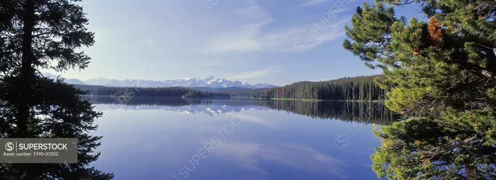 Fish Lake in the Nemiah Valley, Chilcotin , British Columbia, southwest of Williams Lake, the potential location of the Prosperity gold mine, currentl...