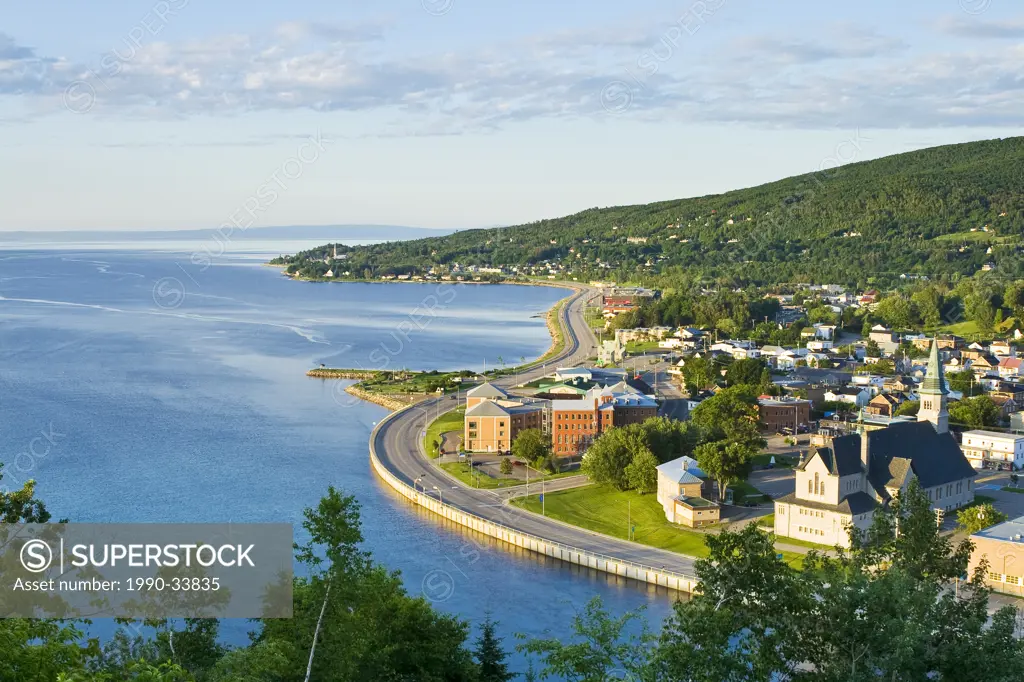 The second largest city in Charlevoix, La Malbaie, Charlevoix, Quebec, Canada