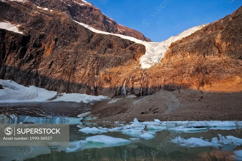Angel Glacier and Mt. Edith Cavell, Jasper National Park, Alberta, Canada