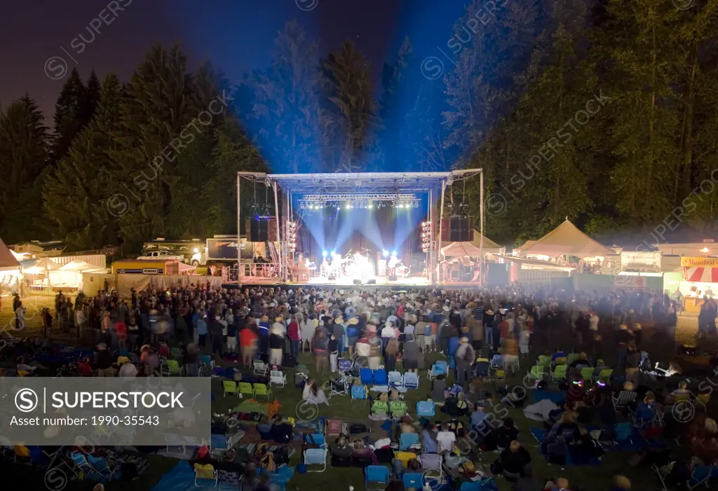 The Comox Valley´s annual music festival , Courtenay, The Comox Valley, Vancouver Island, British Columbia, Canada.