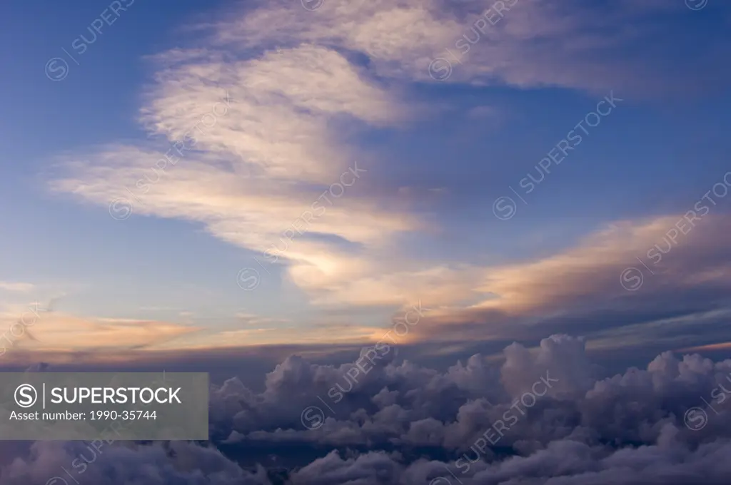 Cloudtops viwed from Haleakal volcano, Maui, Hawaii, United States
