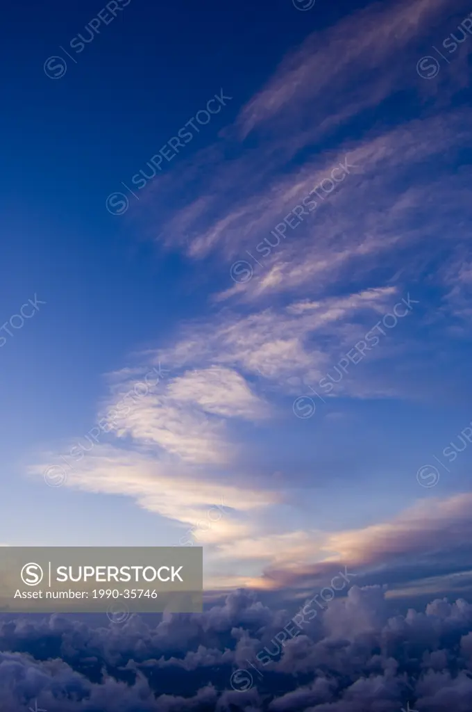 Cloudtops viwed from Haleakal volcano, Maui, Hawaii, United States