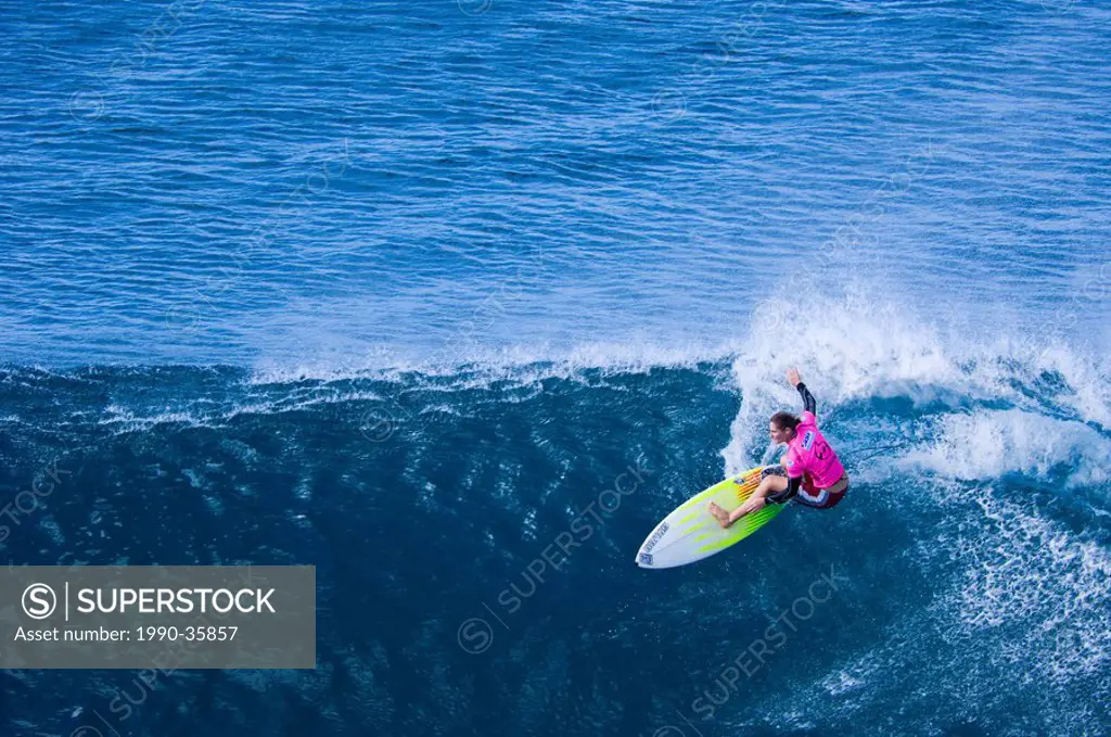 Surfing at Honolua Bay, Kapalua, Maui, Hawaii, United States