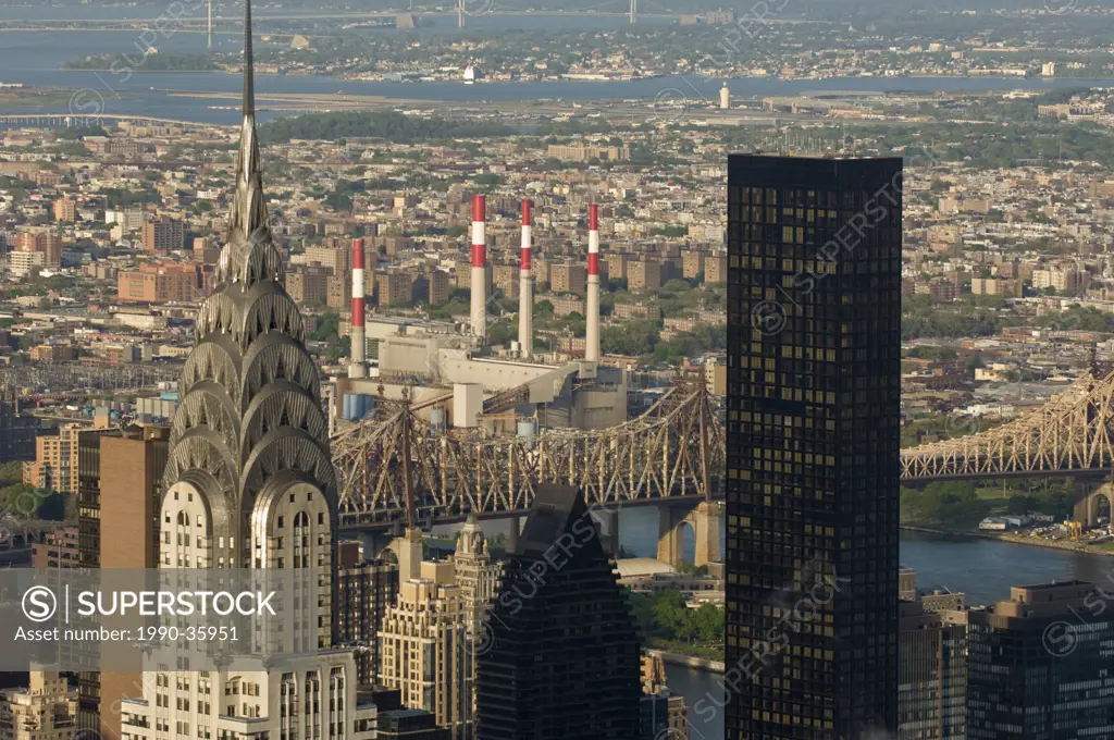 Chrysler Building, View from Empire State Building, Manhatten, New York City, United States