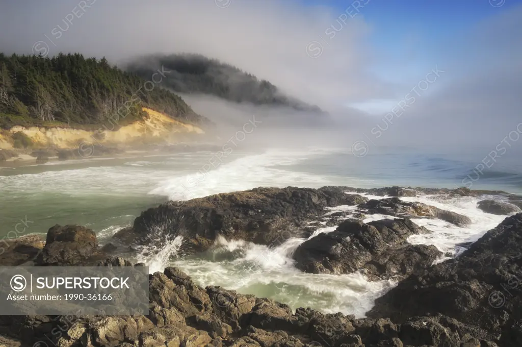 Oregon coastline _ Pacific Ocean, United States of America