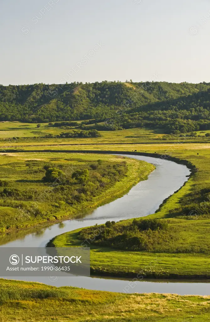 Qu´Appelle River, Qu´Appelle River Valley , Saskatchewan, Canada