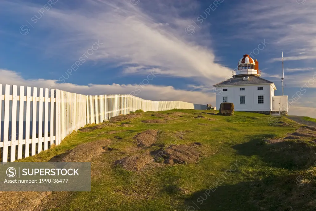 Lighthouse at Cape Spear National Historic Site, Newfoundland and Labrador, Canada.