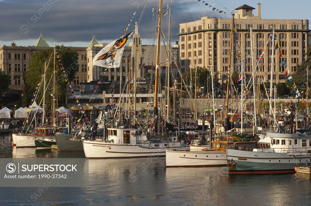 Wooden Boat Festival, Inner Harbour, Victoria, BC, Canada