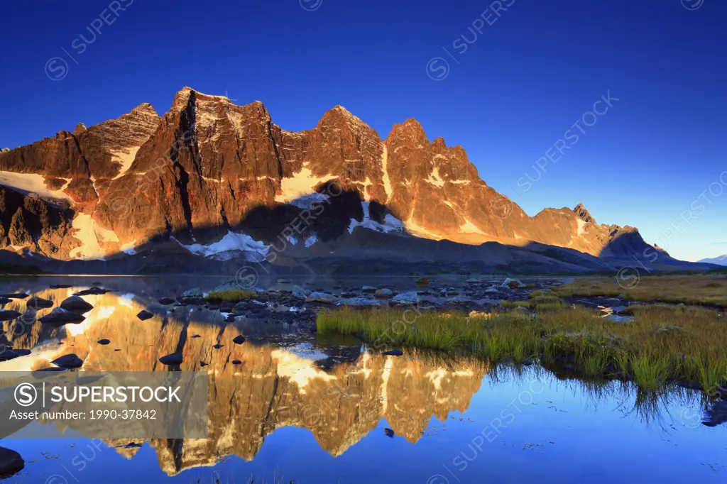 The Ramparts and Amethyst Lakes, Tonquin Valley, Jasper National Park in the Canadian Rockies