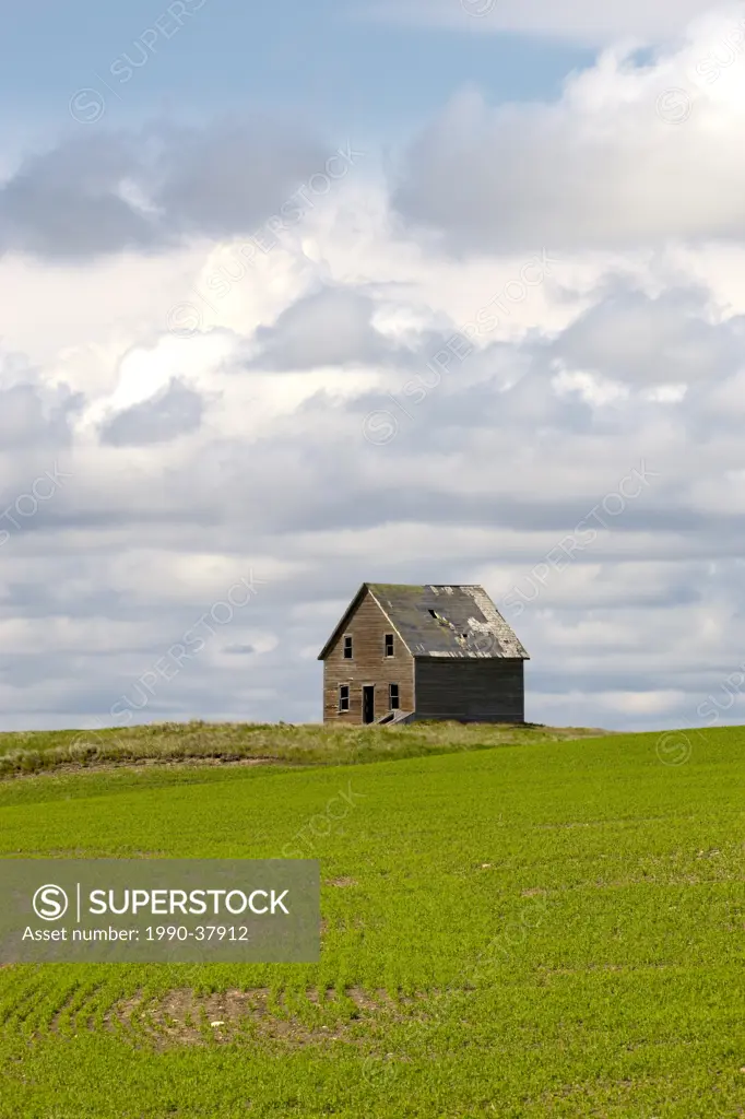 Abandoned farm near Kincaid, Saskatchewan, Canada.