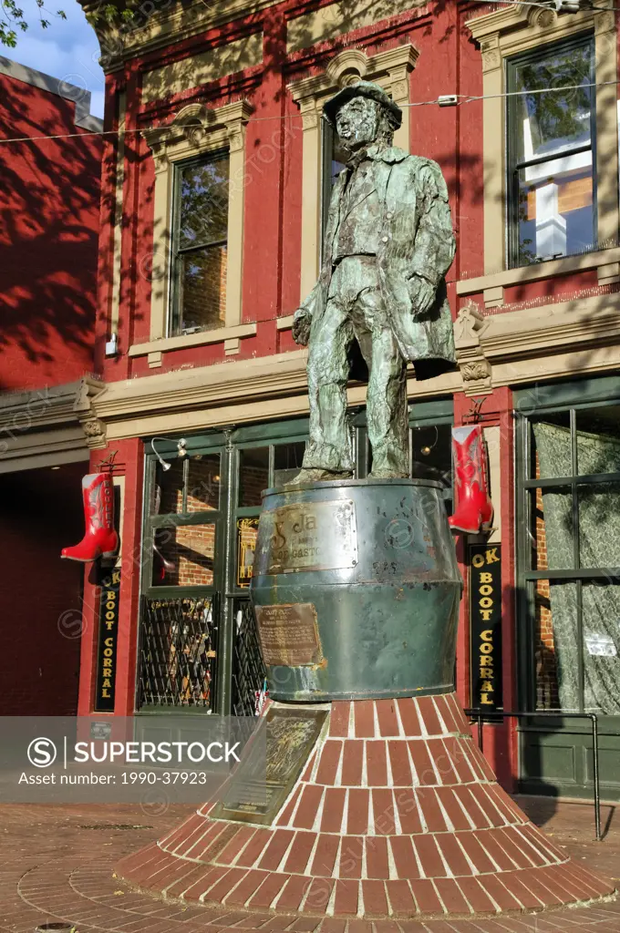 Gassy Jack statue, Gastown, Vancouver, British Columbia, Canada