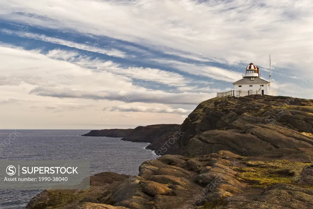 Lighthouse at Cape Spear National Historic Site, Newfoundland and Labrador, Canada.