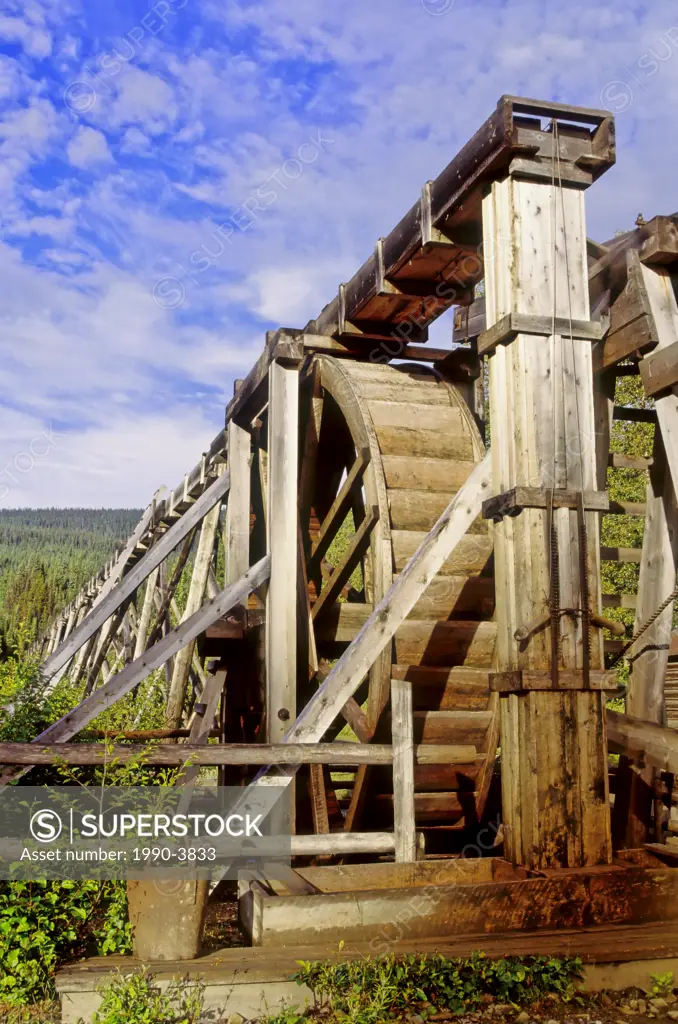 Cornish Water Wheel in Barkerville, British Columbia, Canada