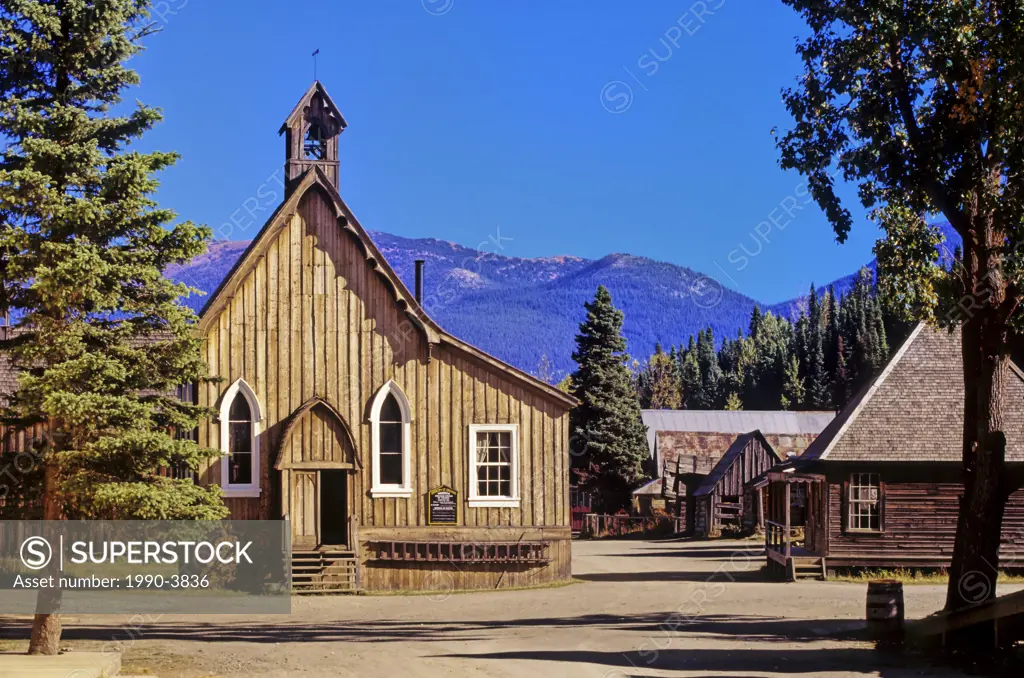 St  Saviors Church, Barkerville, British Columbia, Canada
