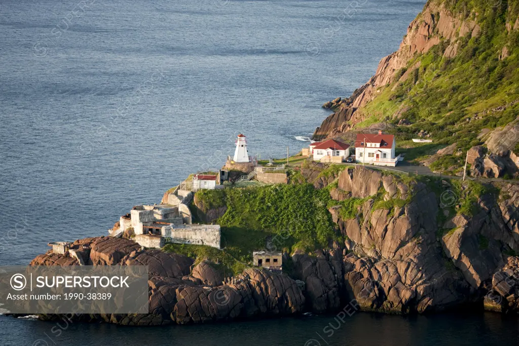 Fort Amherst Lighthouse, on the south side of St. John´s Harbour, Newfoundland and Labrador, Canada.