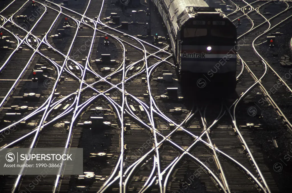 Canada, Ontario, train at union Station _ Toronto