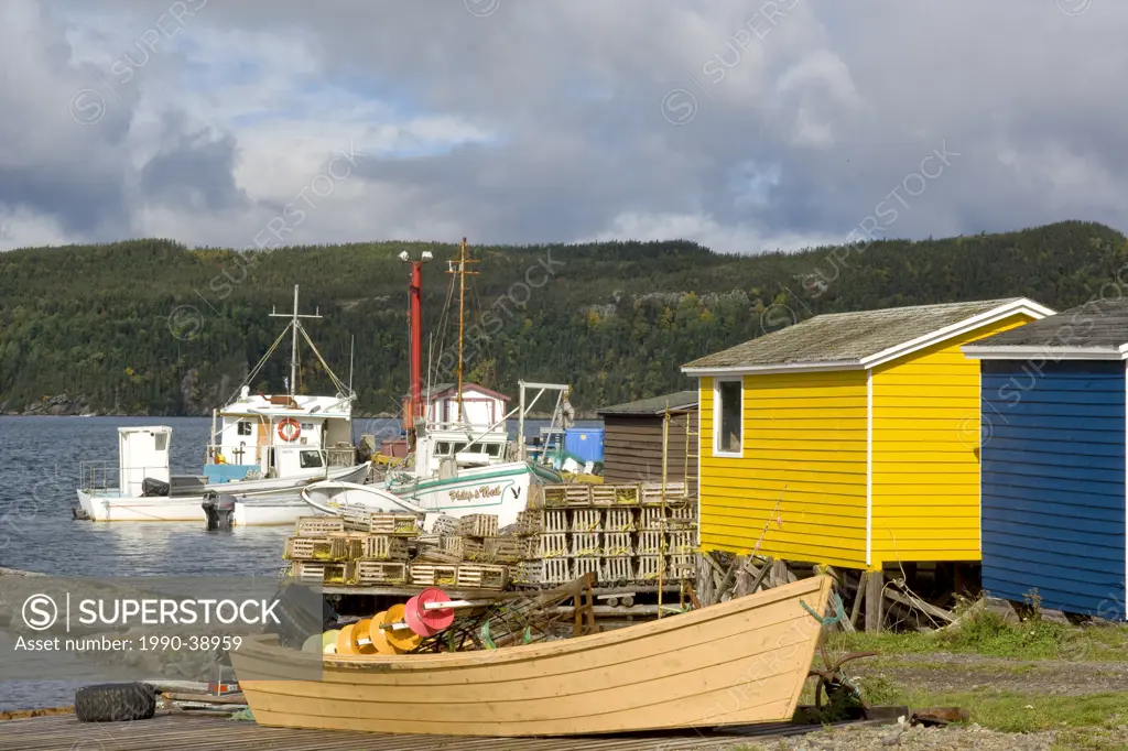 Fishing boats, Princeton, Newfoundland and Labrador, Canada.