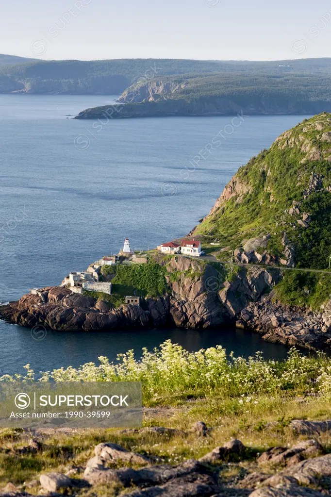 Fort Amherst Lighthouse, on the south side of St. John´s Harbour, Newfoundland and Labrador, Canada.