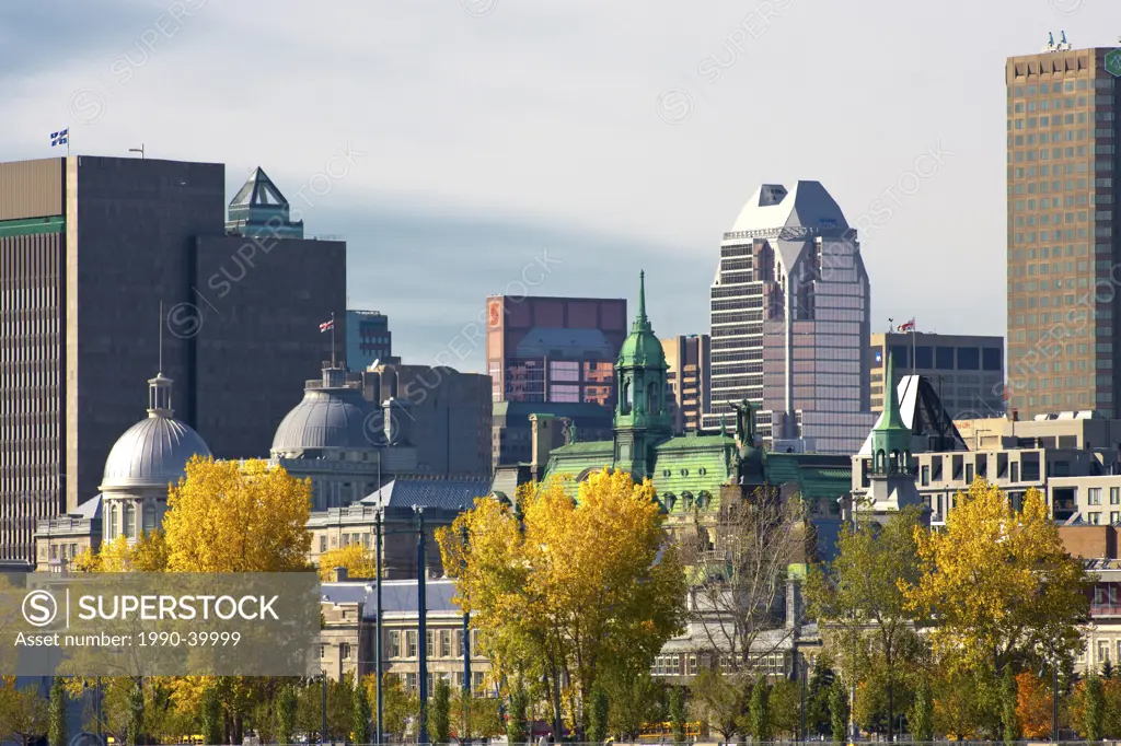 City sky_line in Quebec, Canada.