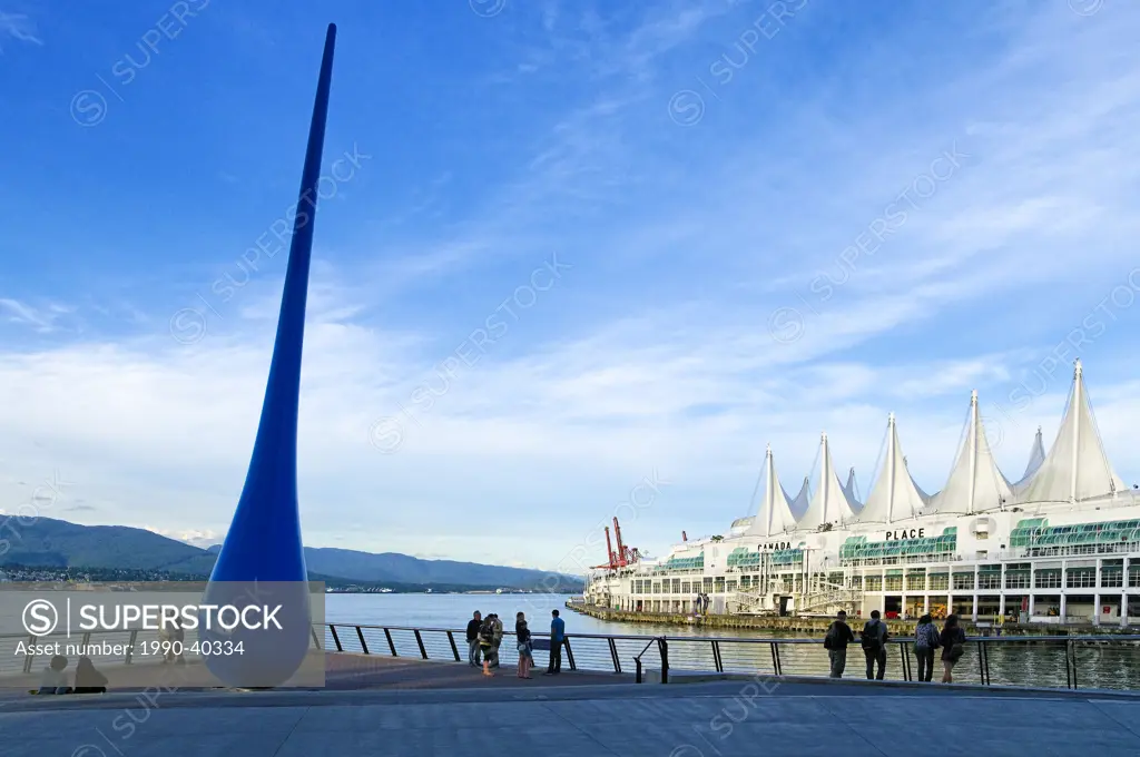 The Drop sculputre, Vancouver Convention Centre, Vancouver, British Columbia, Canada