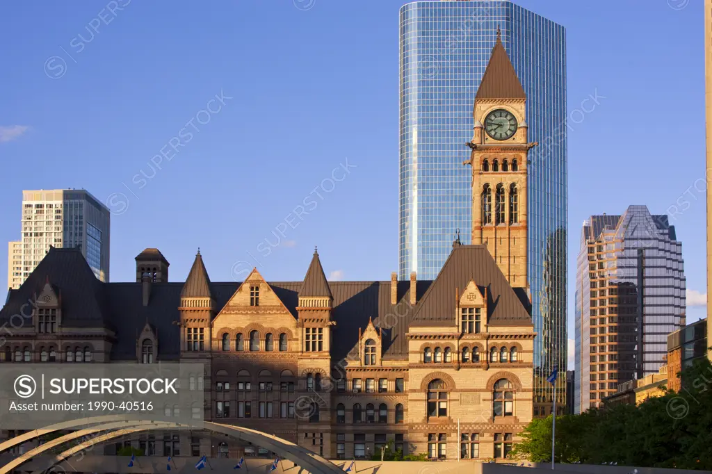 Old City Hall, Nathan Phillips Square, Toronto, Ontario, Canada.