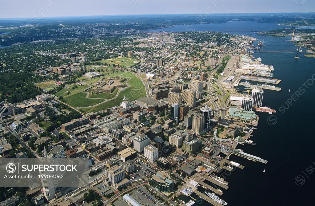 Aerial of Halifax, nova scotia, Canada