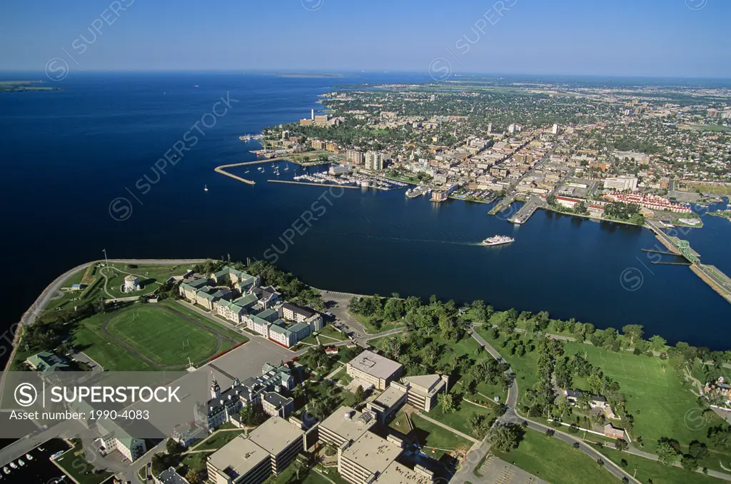 Aerial the Canadian Land Force Command and Staff College, Kingston, Ontario, Canada